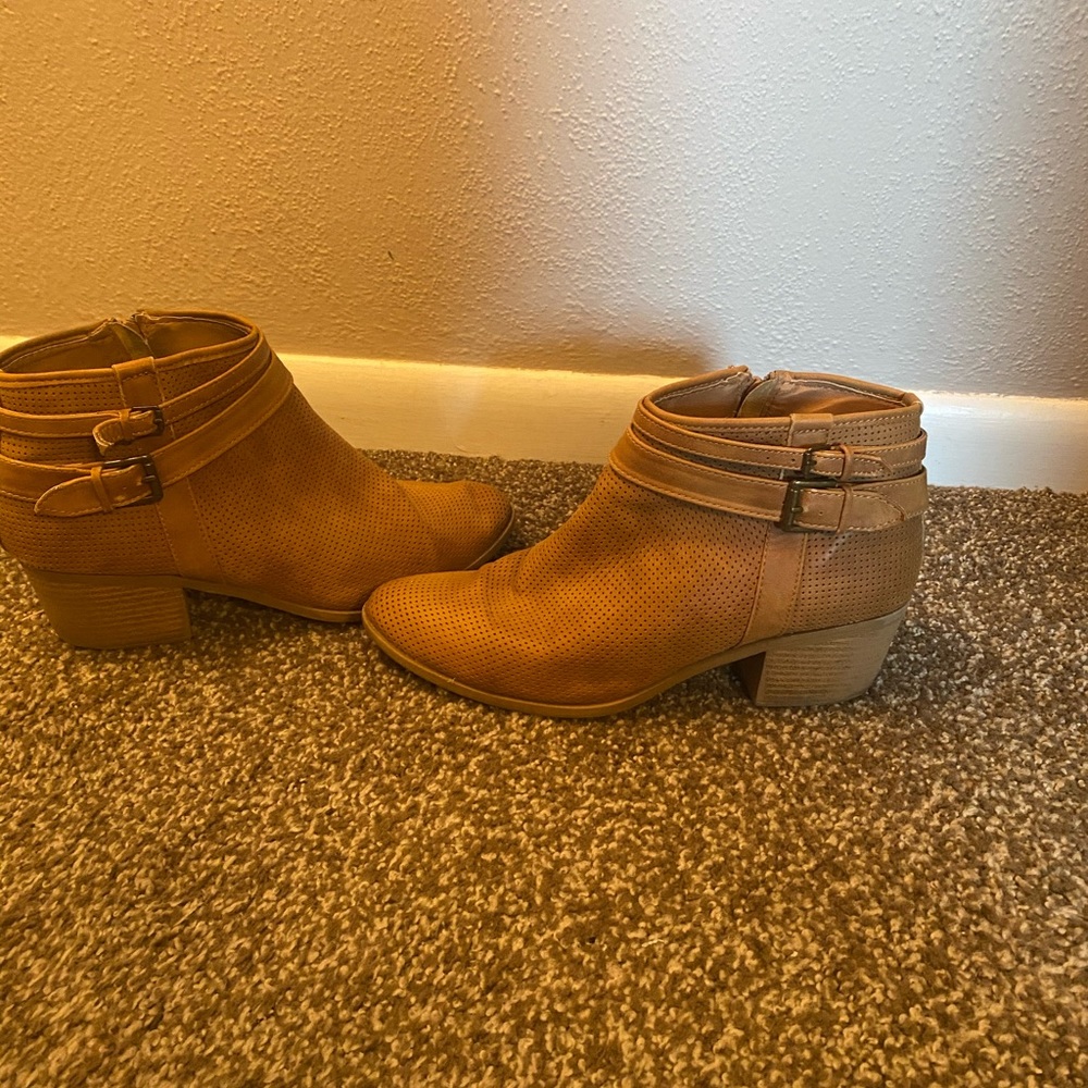 Tan Booties - Picture 2 of 6